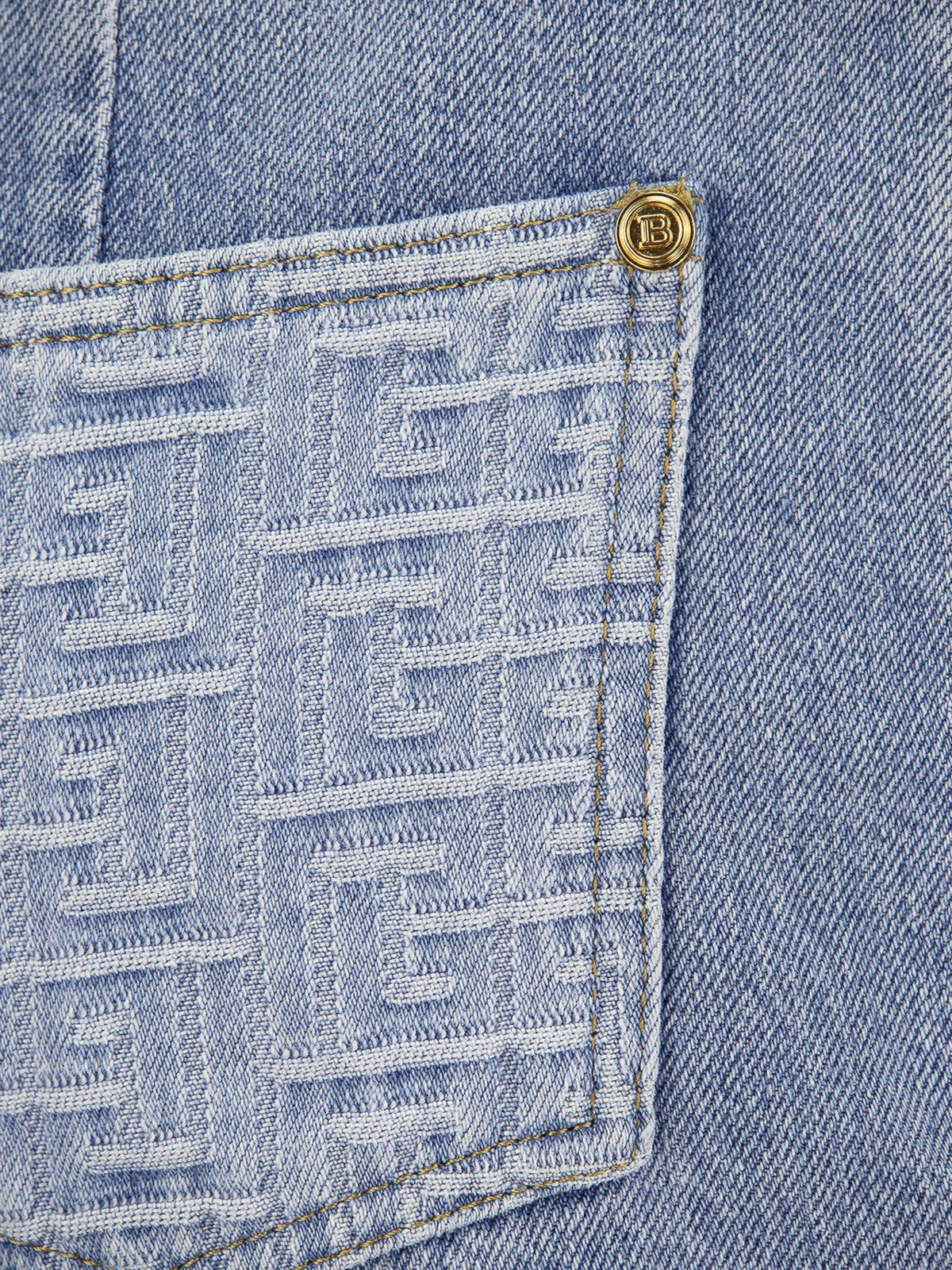Flared jeans Balmain - Monogram-detail 