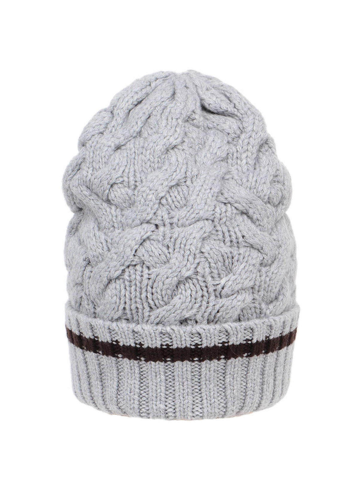 ニットキャップ Malo ビーニー帽 ライトグレー Utt056y1d05el947
