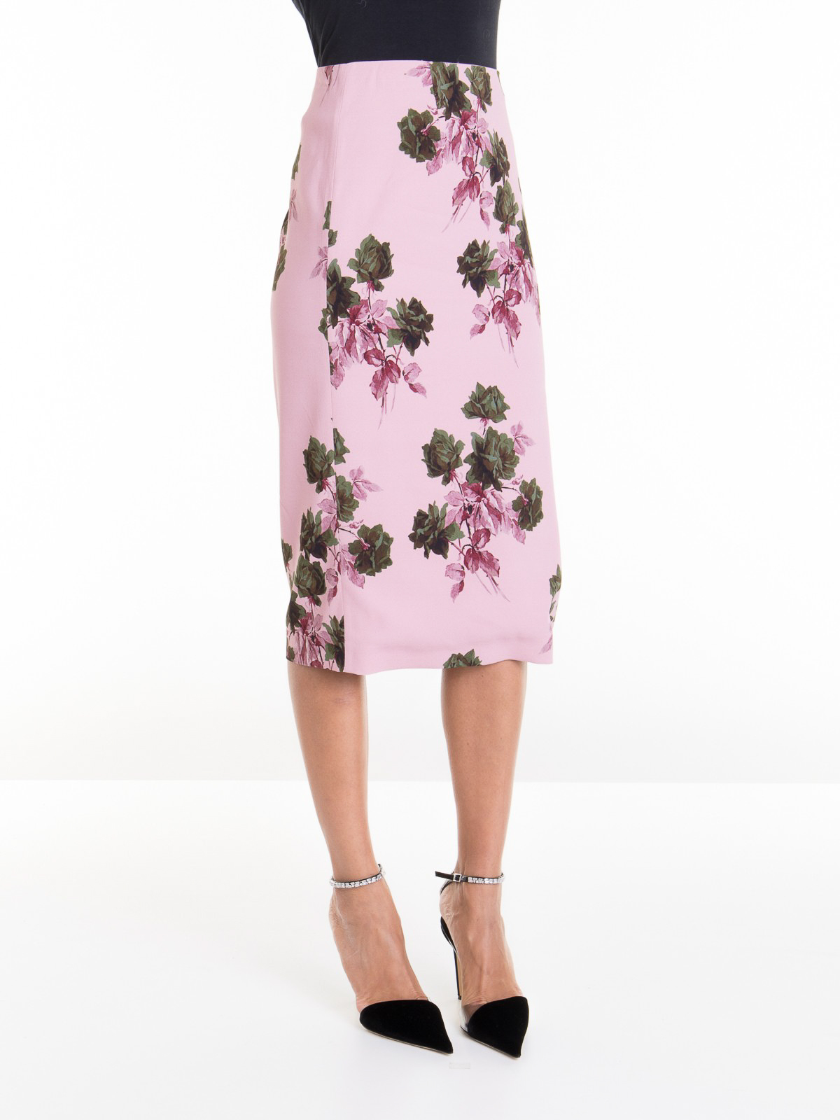 floral skirt knee high