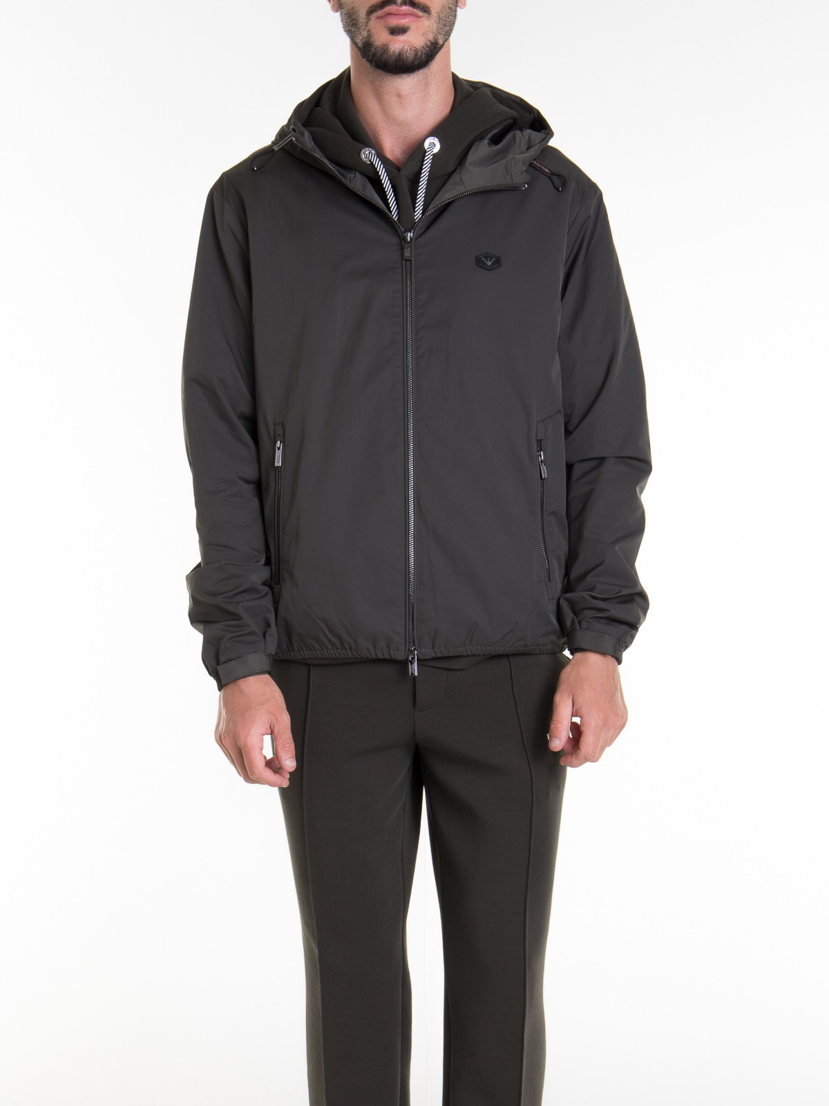 Casual jackets Emporio Armani - Hooded jacket - 8N1BQ01NZQZ0558