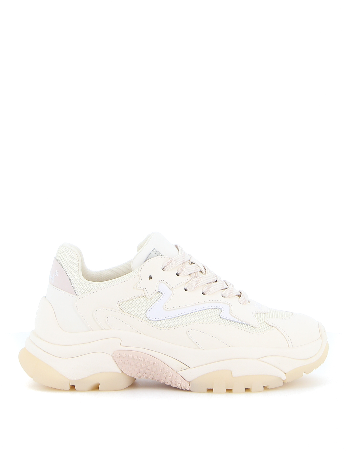 ash addict white trainers