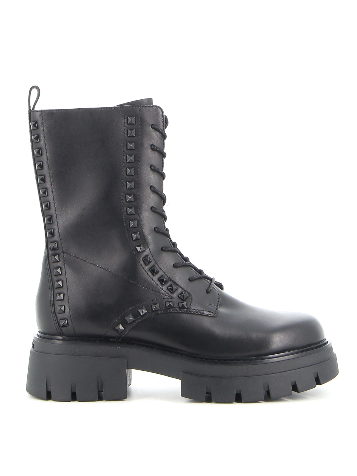 Ankle boots Ash - Maxi Bis leather ankle boots - L435DLIAMSTUDS01NERO