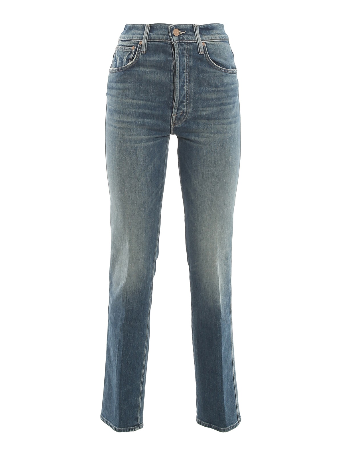 Straight leg jeans Mother - Double Hiker jeans - 10124624LBM | iKRIX.com