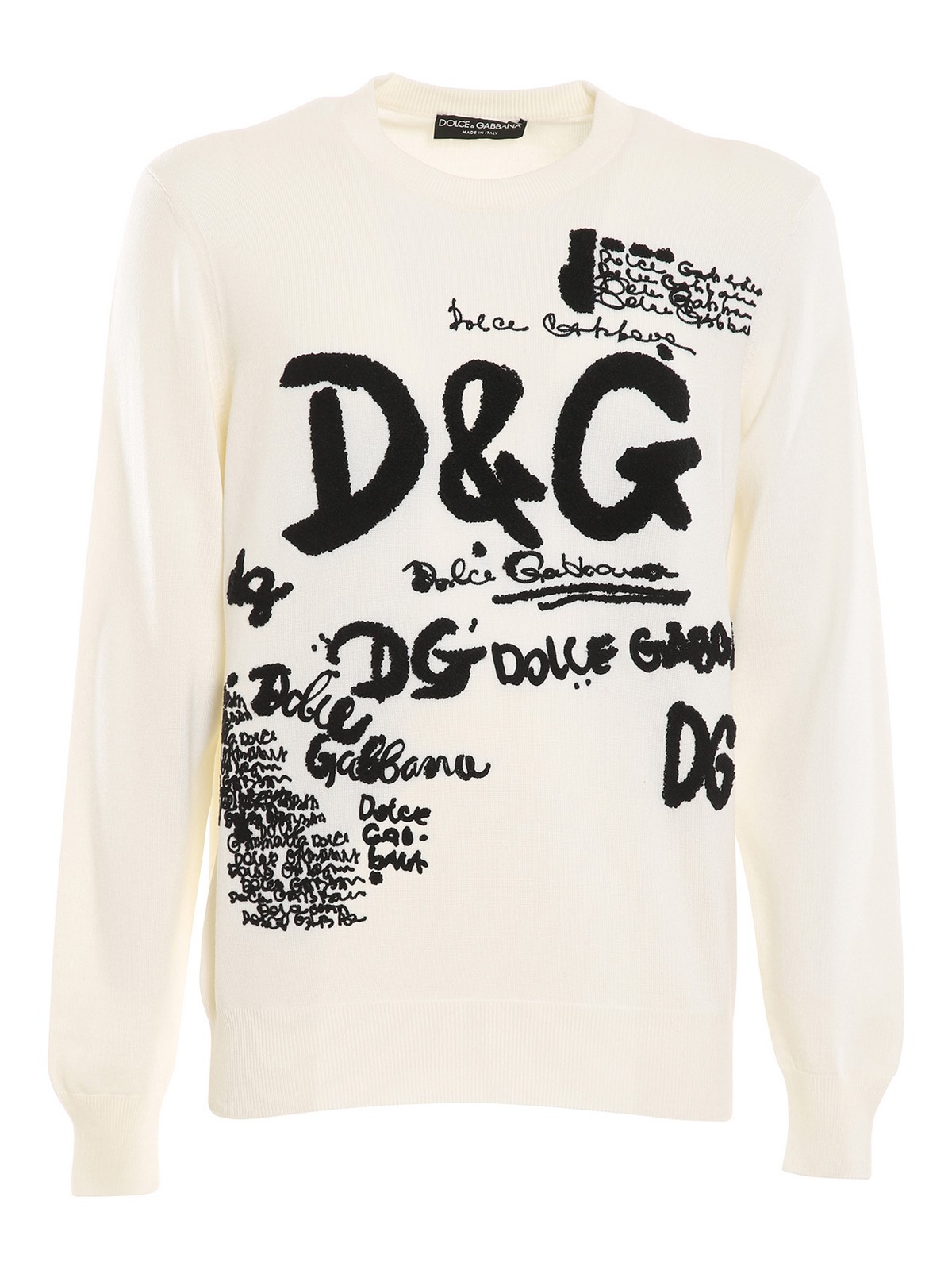 Crew necks Dolce & Gabbana - Wool sweater - GX512ZJBVE1W0800 | iKRIX.com