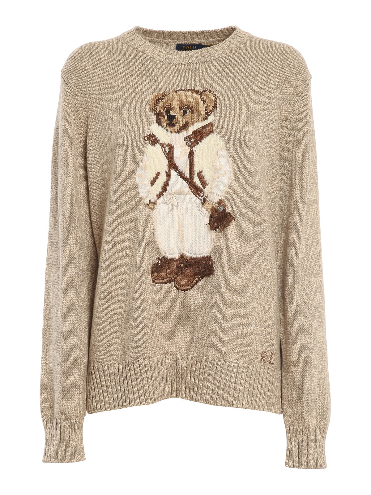 Polo Ralph Lauren Teddy Bear Sweater In Beige | ModeSens