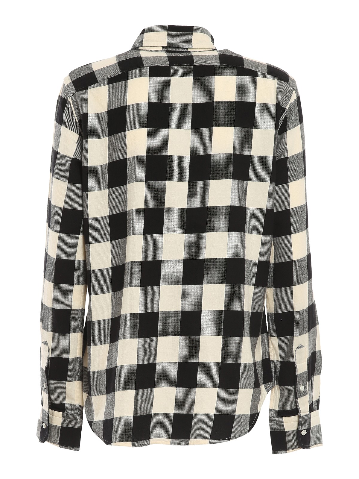 ralph lauren black and white check shirt