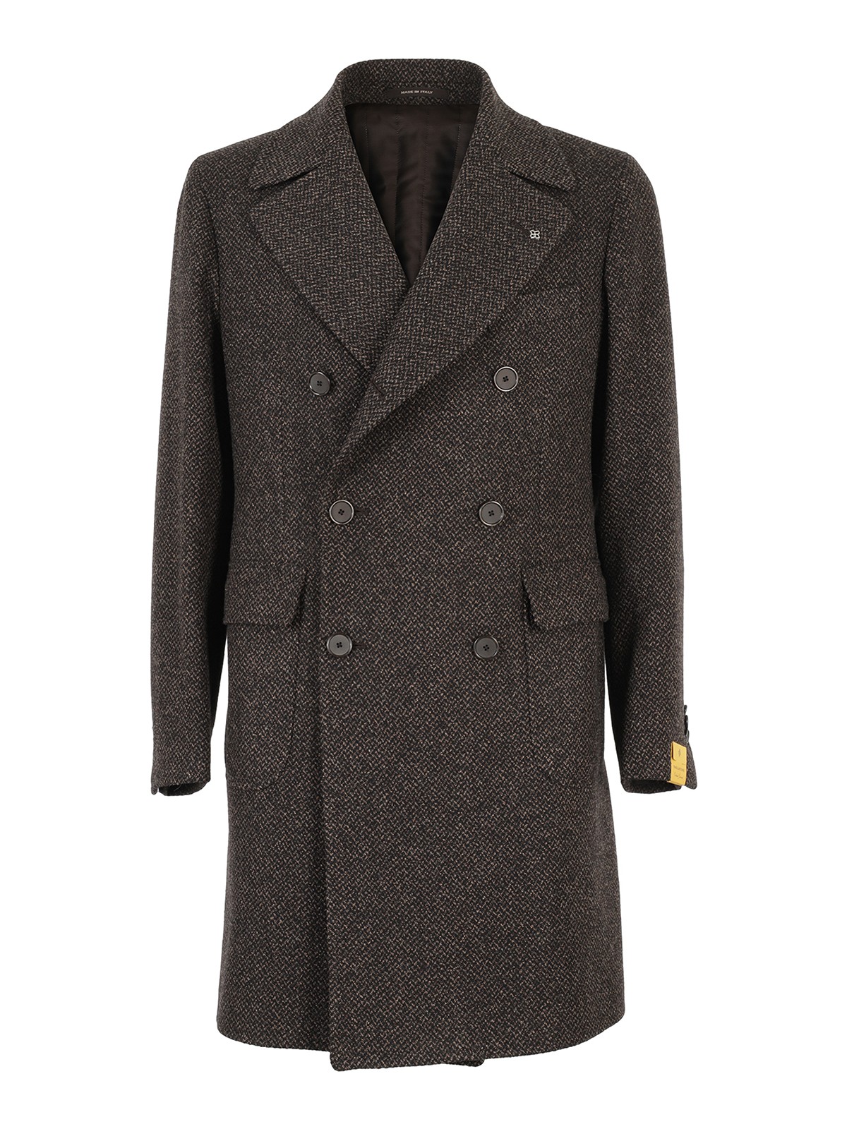Short coats Tagliatore - Wool blend double breasted coat ...