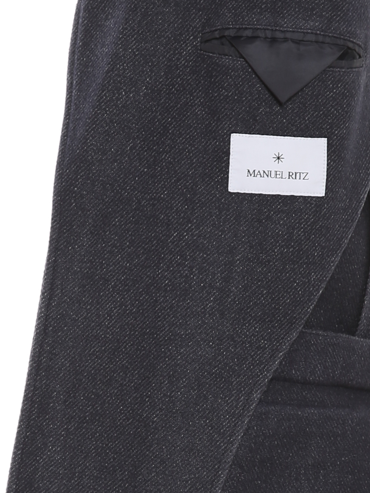 Manuel Ritz Wool Coat in Black for Men Mens Clothing Coats Short coats 