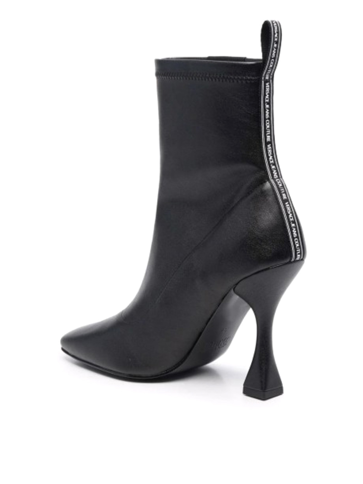 faux leather ankle shoes
