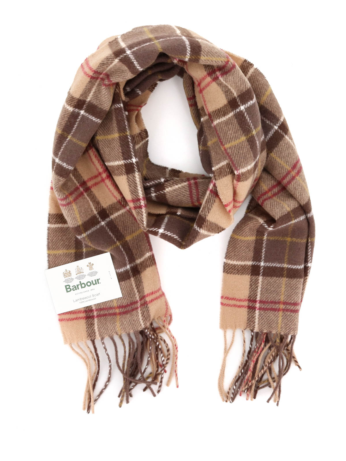 Amfibisch Door taart Scarves Barbour - Tartan wool scarf - USC0001TN91 | Shop online at iKRIX