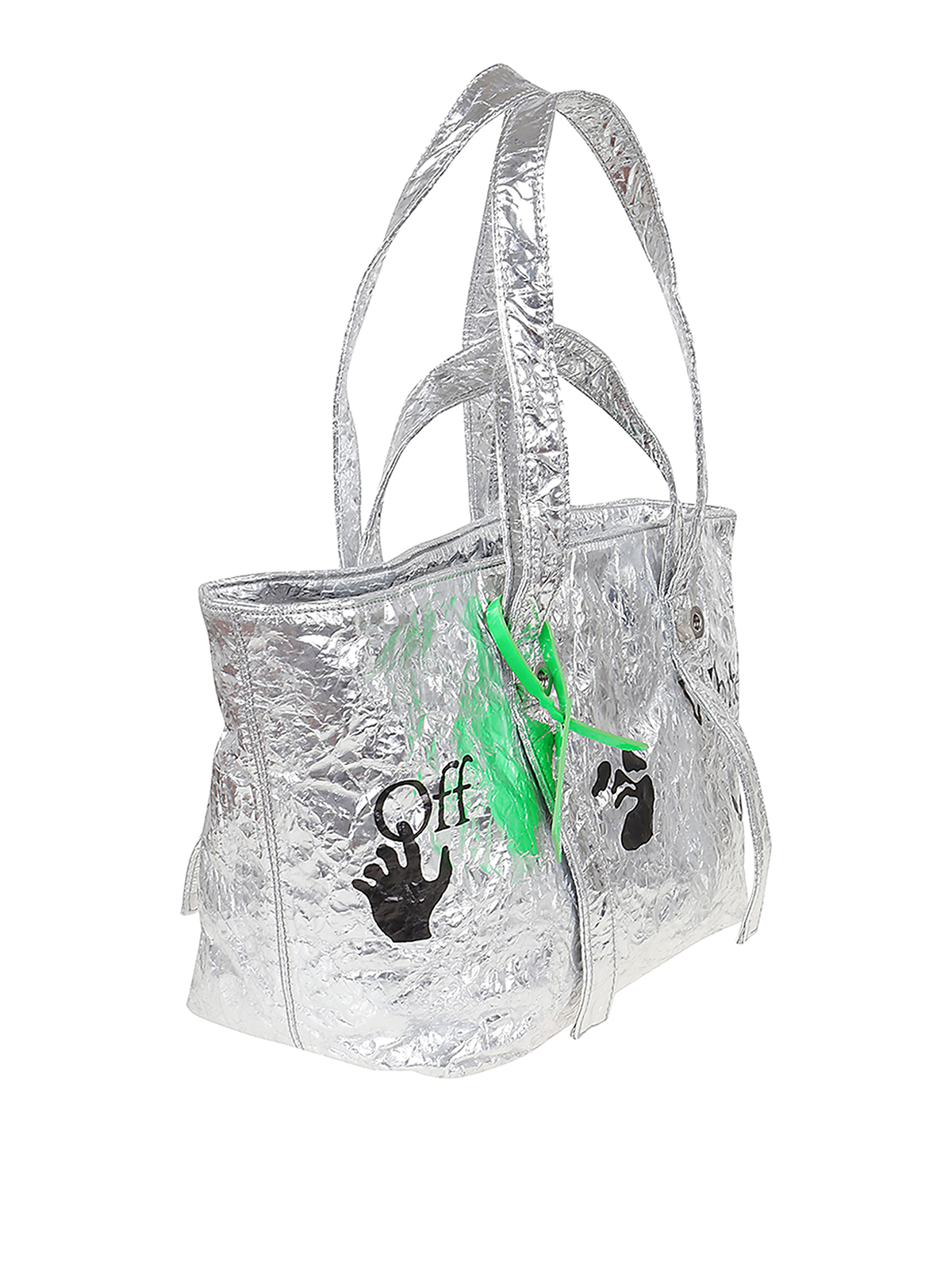 Totes bags OffWhite Commercial small laminated tote