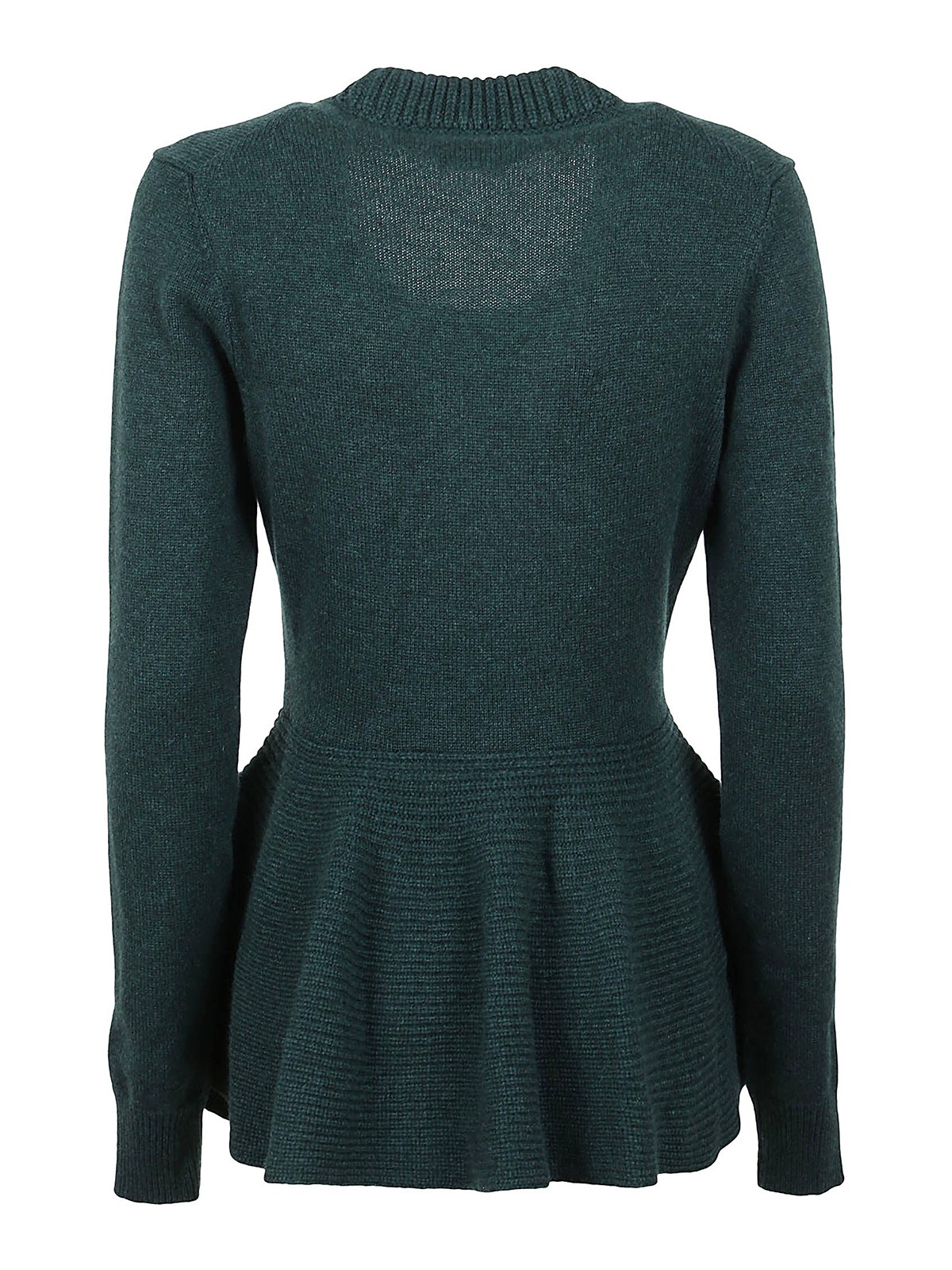 alexander mcqueen peplum sweater