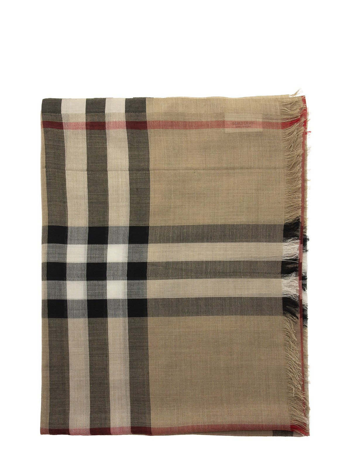 Scarves Burberry - Lightweight check wool silk scarf - 8018468 