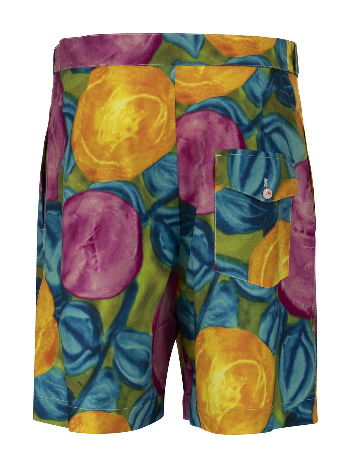 Pantaloni shorts Marni - Pantaloncini a fiori con cintura -  PAMA0296A0UTC107SRV15