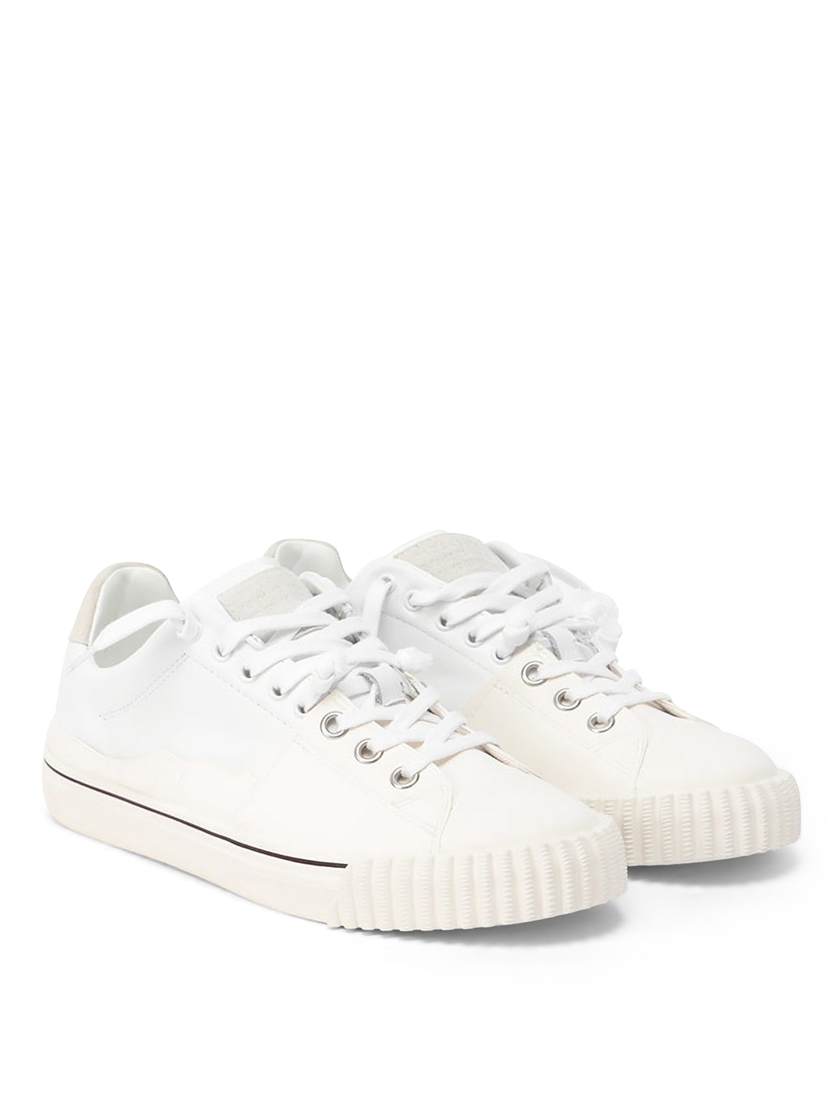 Trainers Maison Margiela - Leather and rubber sneakers ...