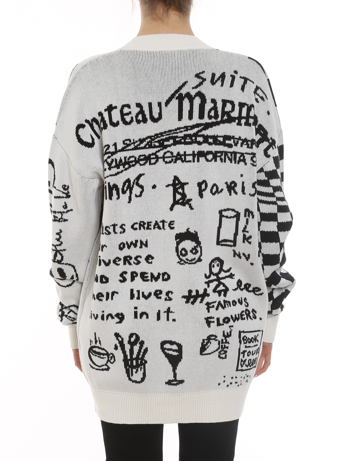 ottolinger alphabet knitted jumper