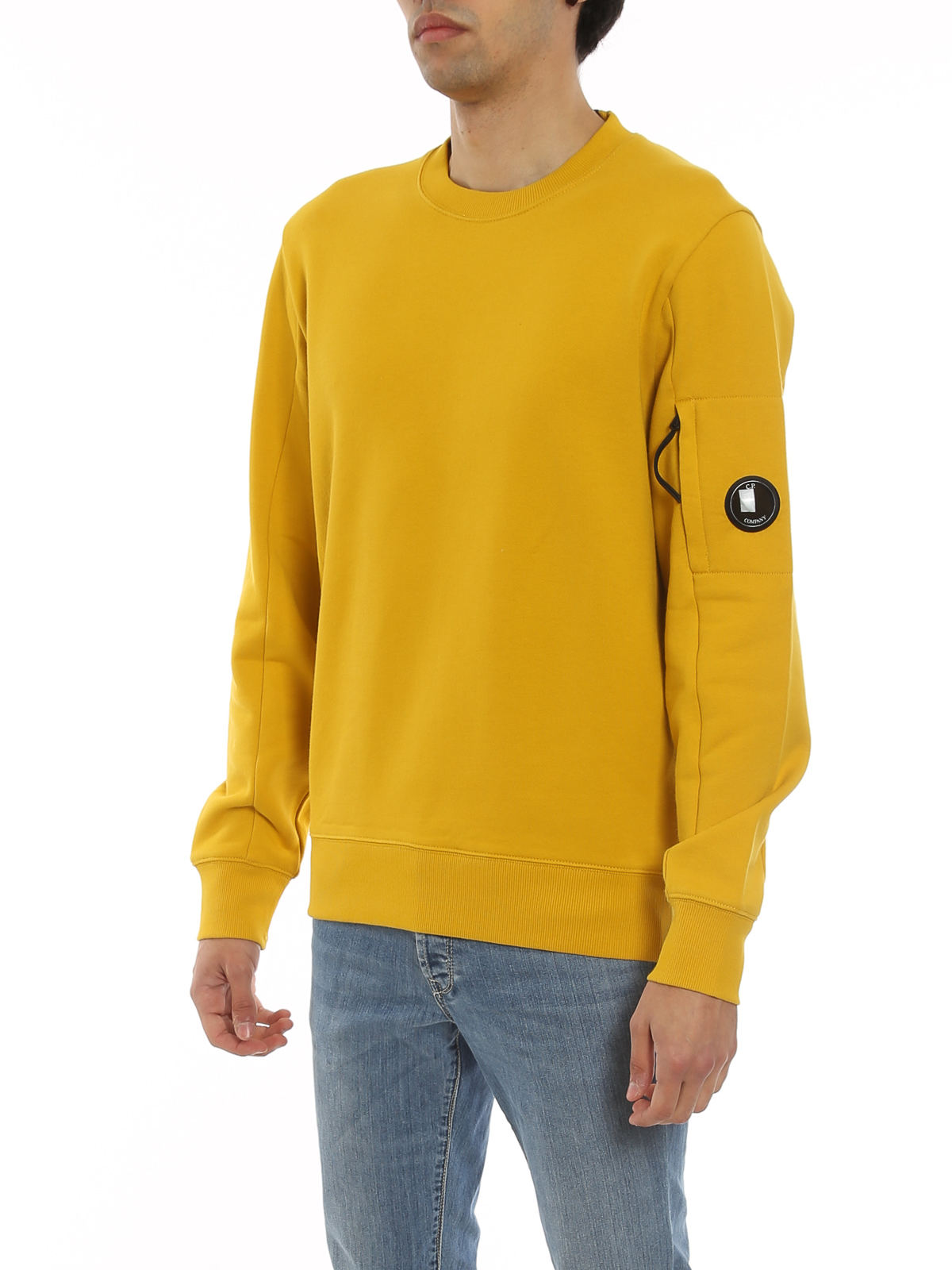 orange cp company jumper