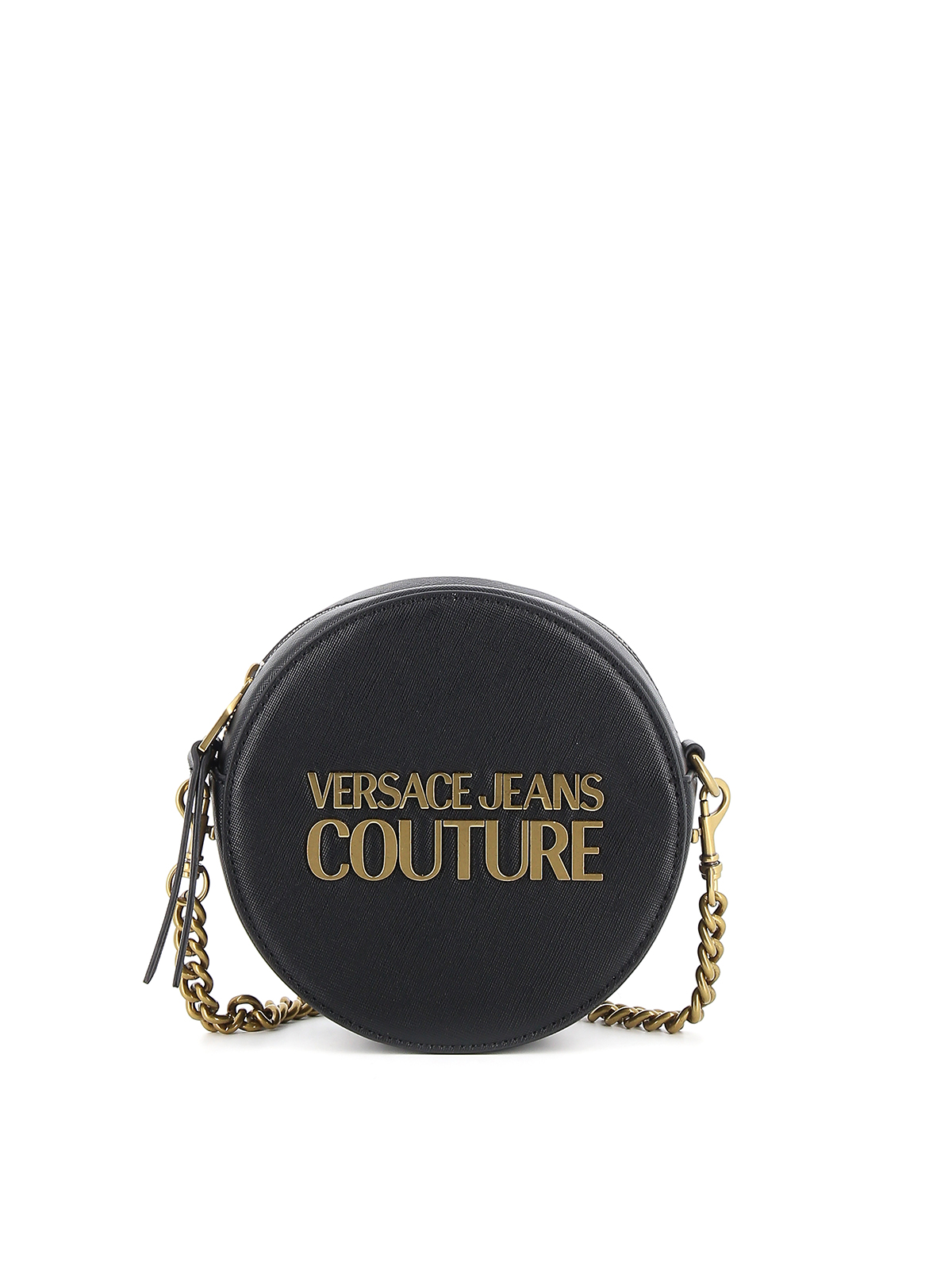 Cross body bags Versace Jeans Couture - Logo lettering rounded bag ...