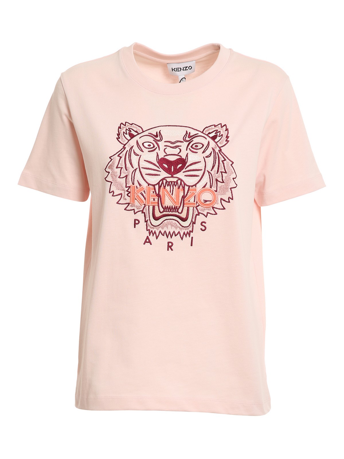 Hover konkurs teenagere T-shirts Kenzo - Tiger logo T-shirt - FC52TS9124YO34