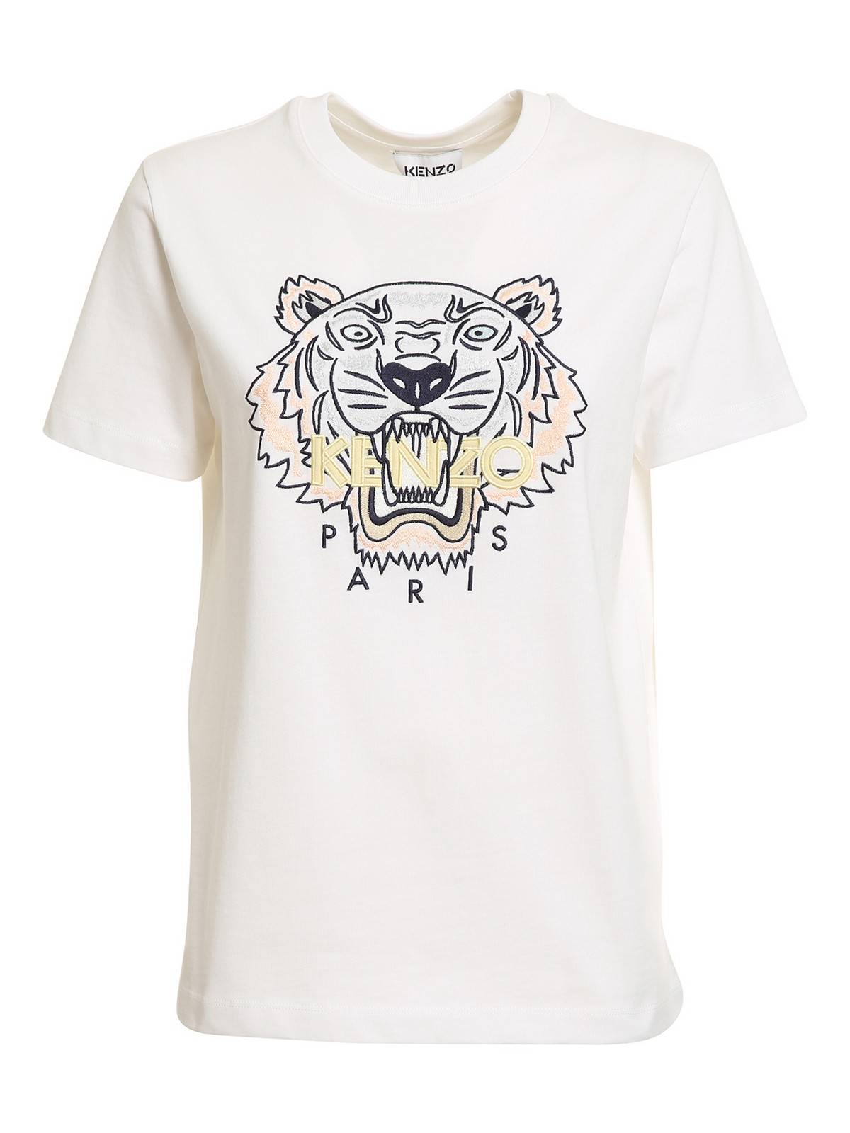 tørre Mange overskridelsen T-shirts Kenzo - Tiger logo T-shirt - FC52TS9124YO01