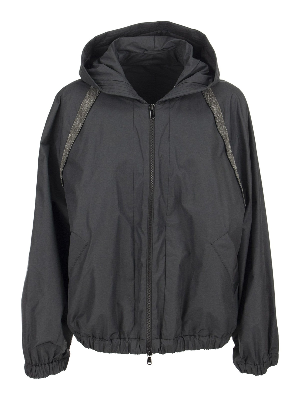 Casual jackets Brunello Cucinelli - Embellished windbreaker - MB5742537C101