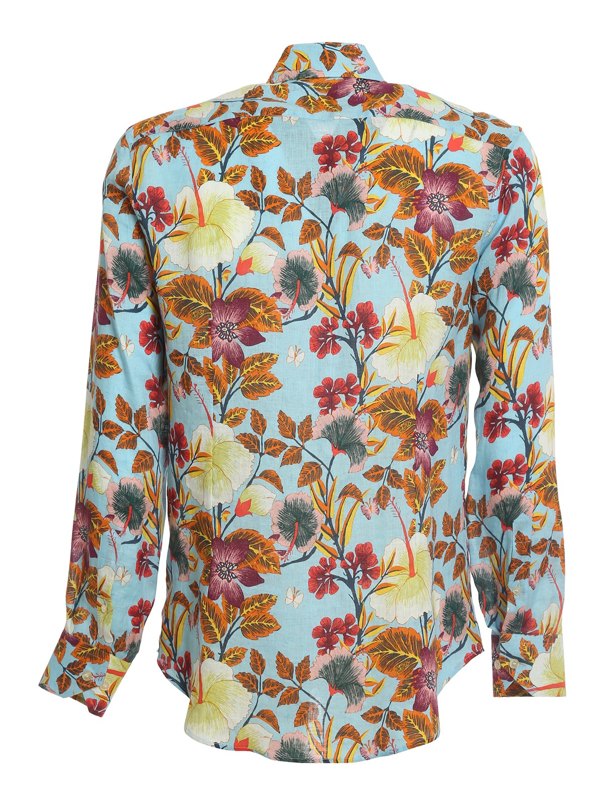 Shirts Etro - Patterned linen shirt - 163764760250 | Shop online at iKRIX