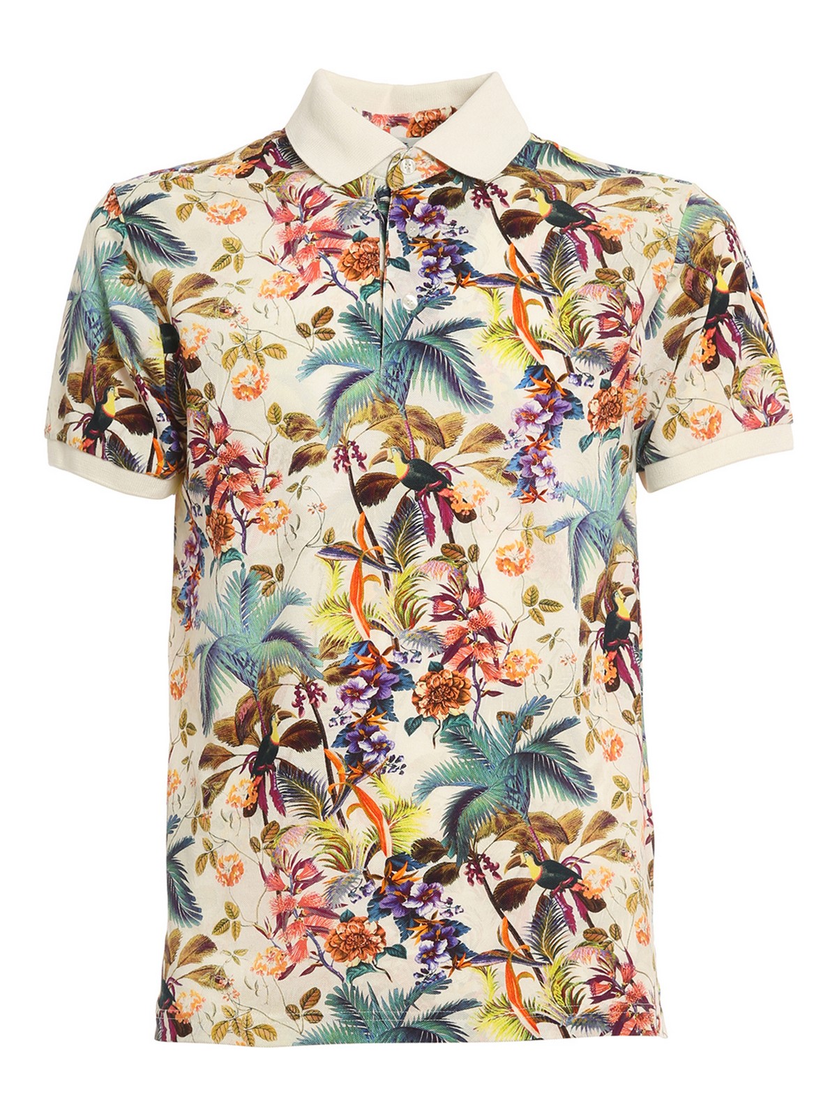 Polo shirts Etro - Tropical pattern polo shirt - 1Y8004042991 | iKRIX.com