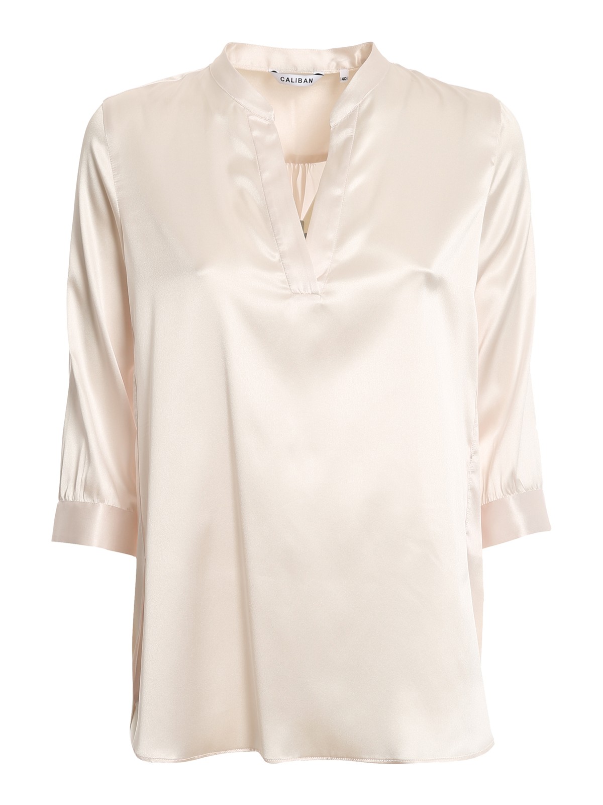 Blouses Caliban - Silk sateen blouse - PMUYK4US1 | Shop online at iKRIX