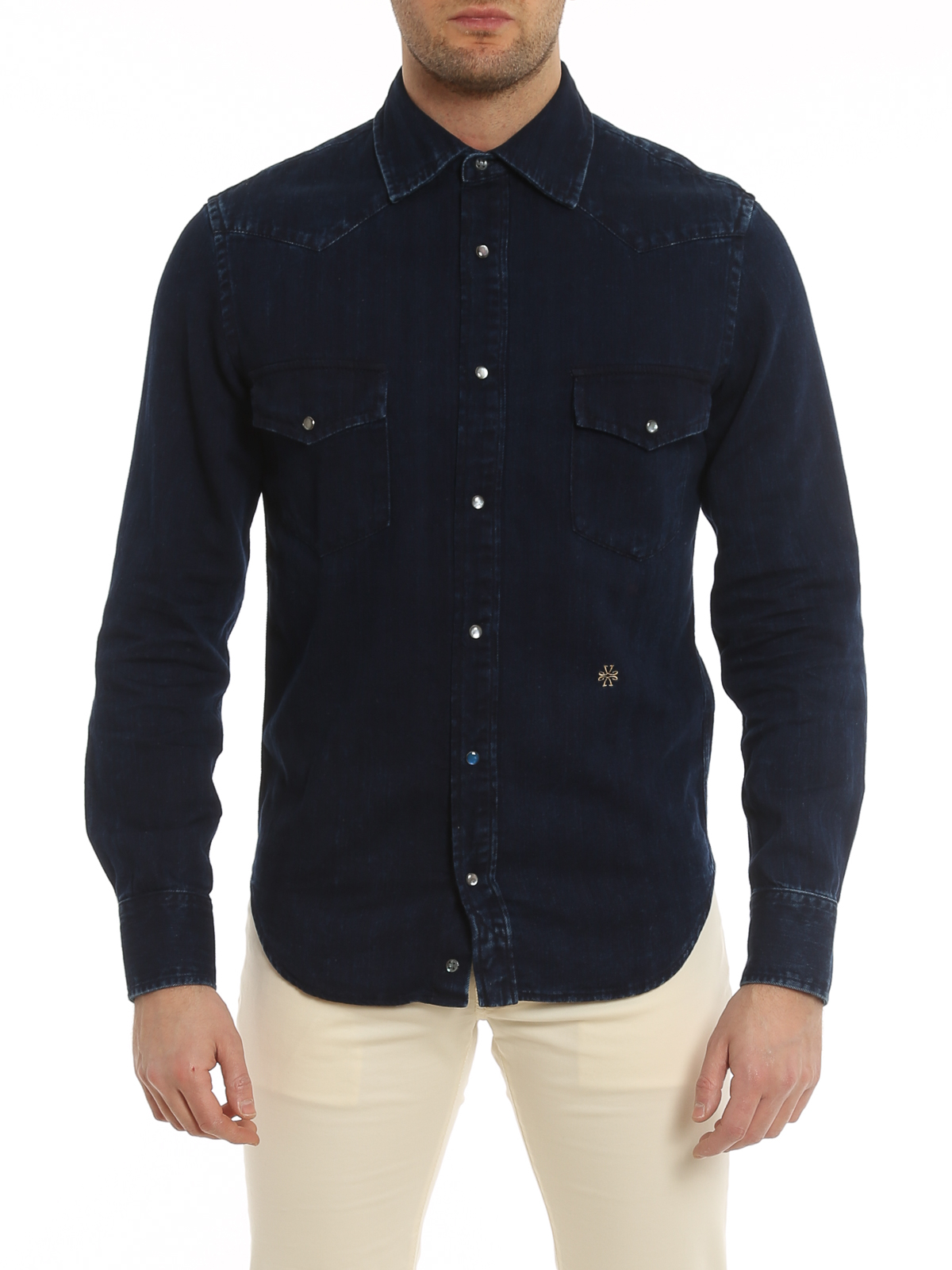 Camicie Jacob Cohen - Camicia in denim - UC00201T172A126D | iKRIX.com