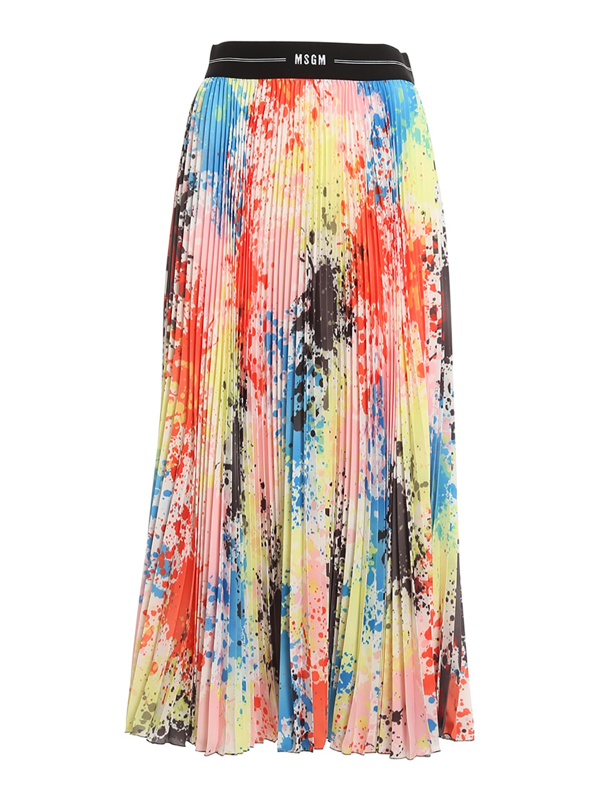 Long skirts M.S.G.M. - Multicolour pleated skirt - 3241MDD10P22726203