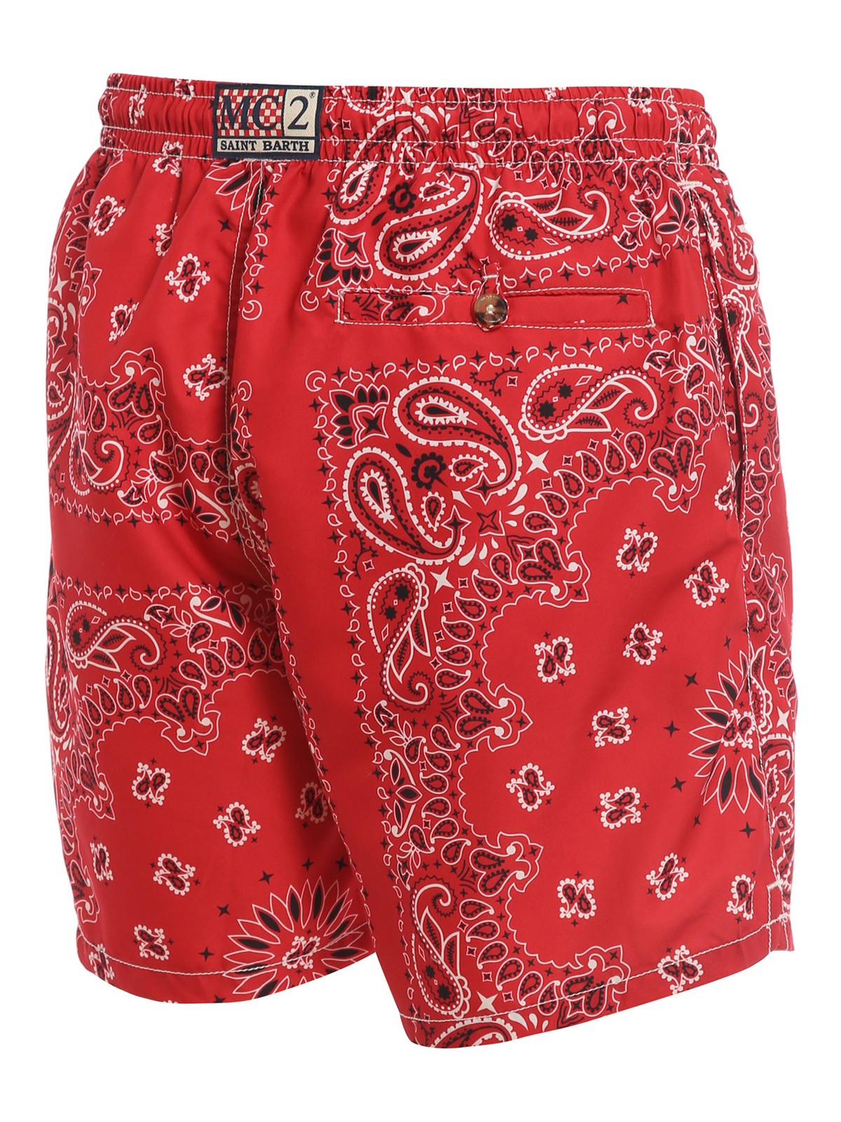 Bandana print swim shorts 