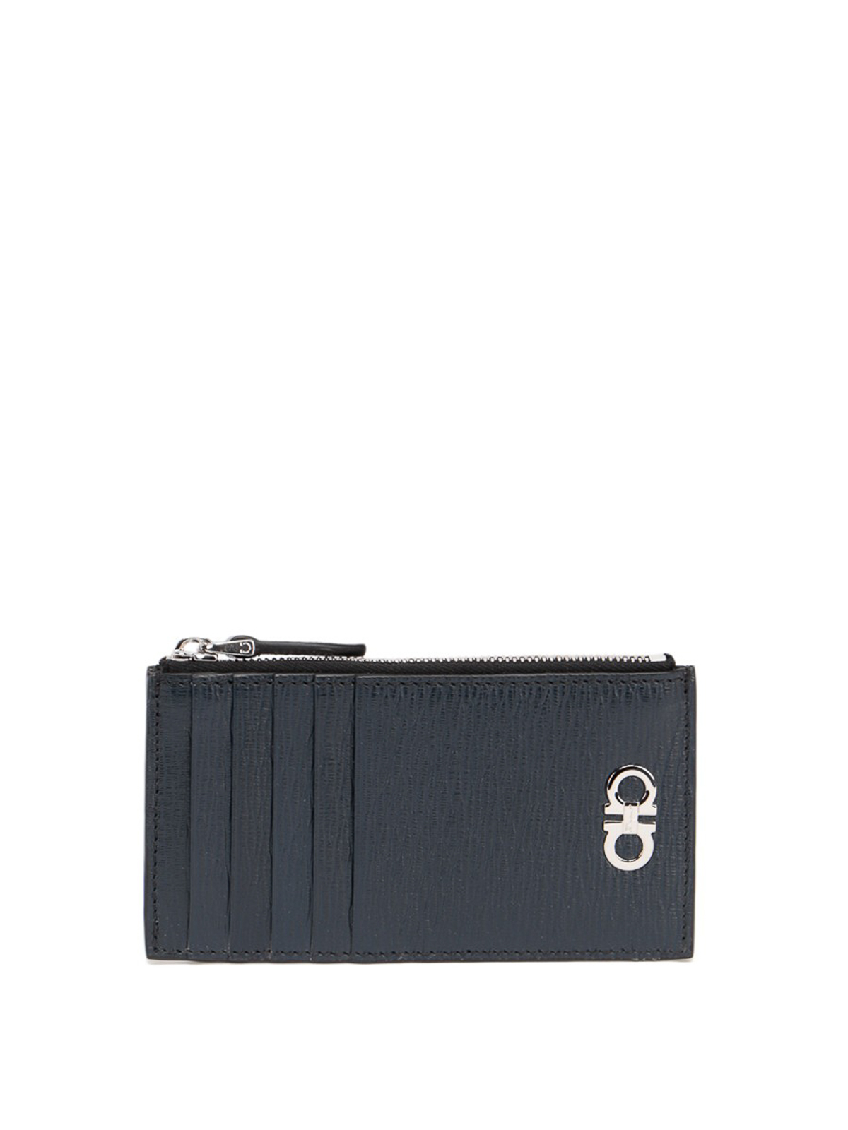 Wallets & purses Salvatore Ferragamo - Gancini leather card holder ...