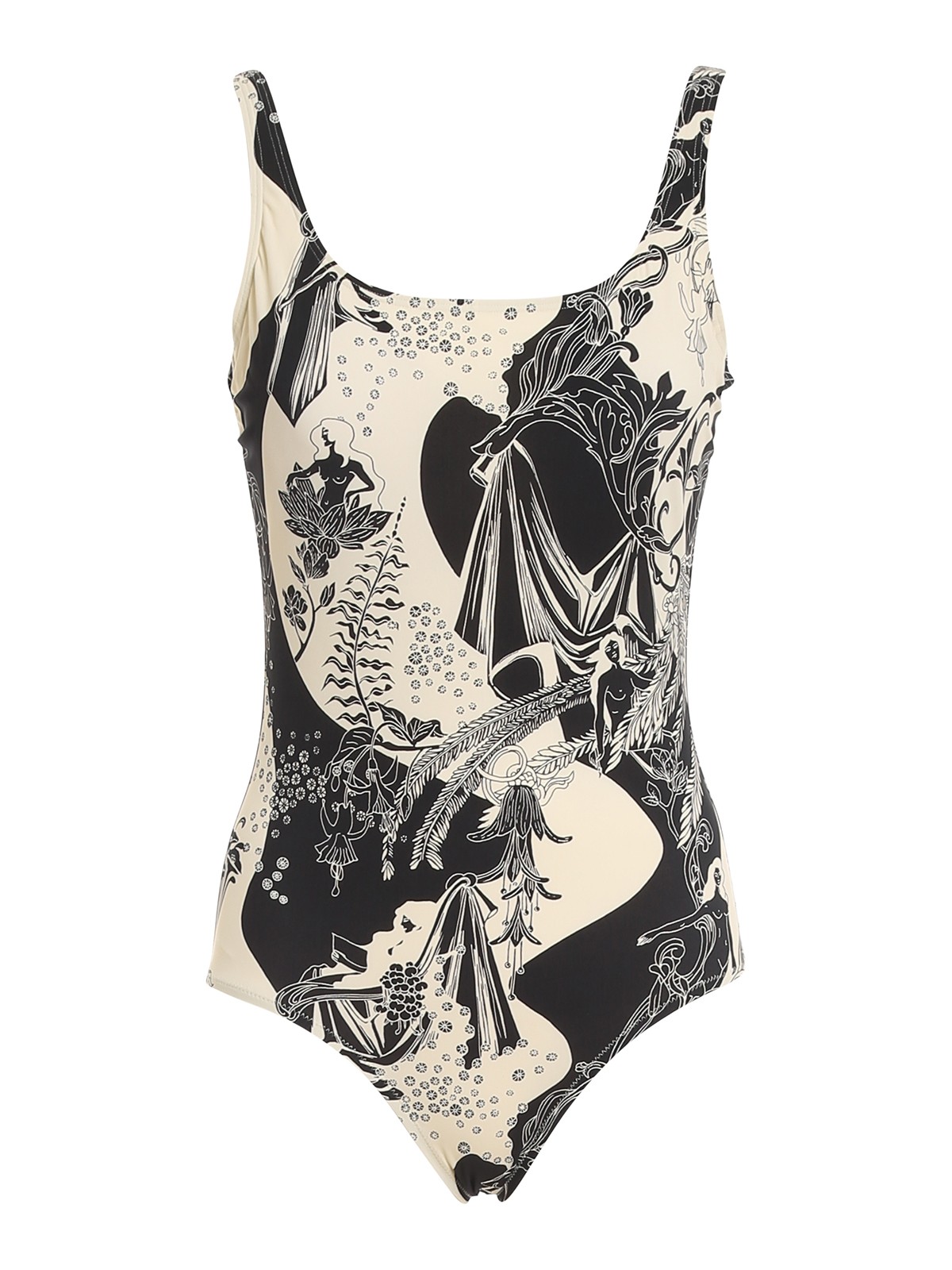 One-piece Tory Burch - Printed tank suit - 83807013 | Shop online at iKRIX