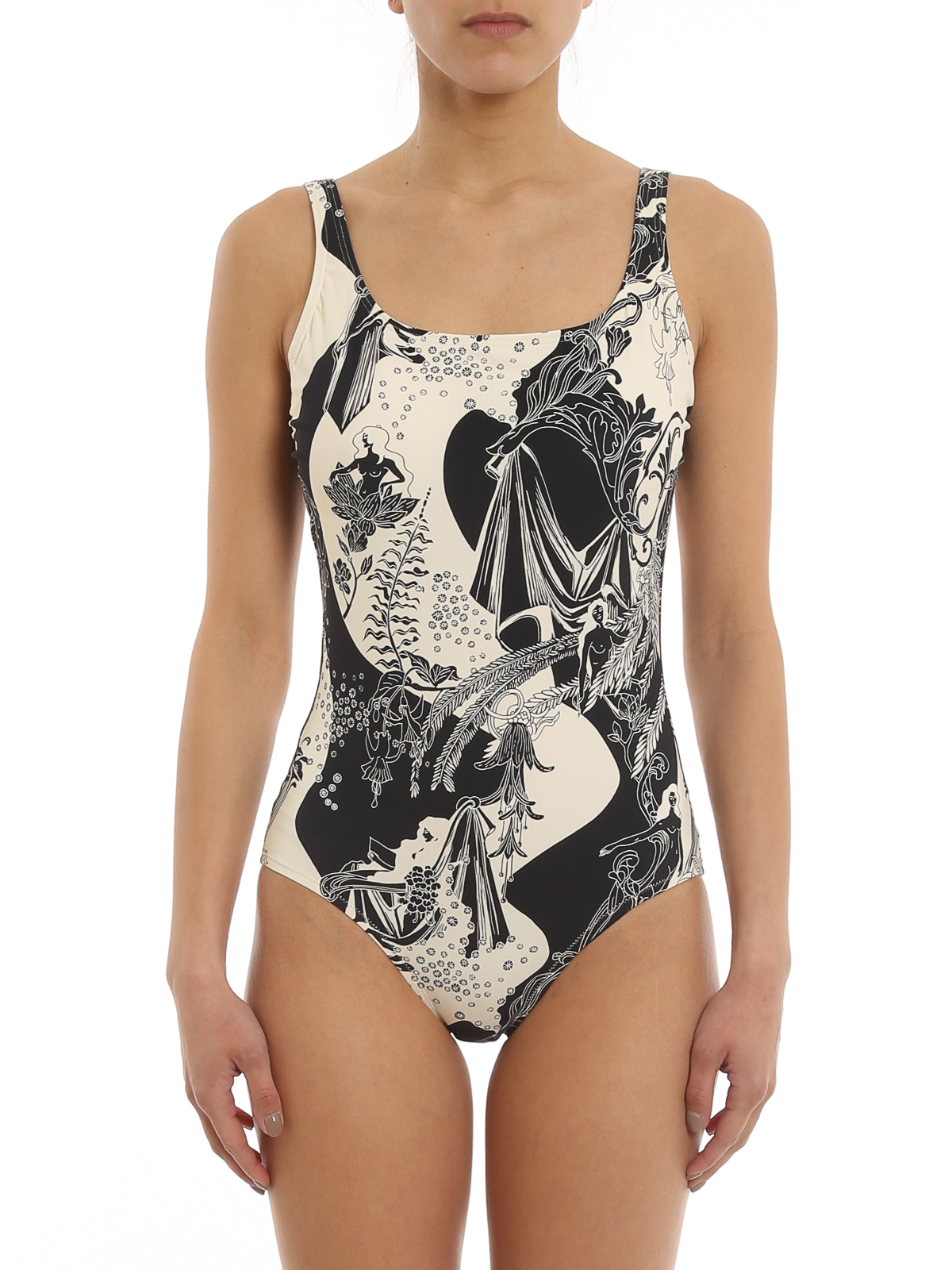 One-piece Tory Burch - Printed tank suit - 83807013 | Shop online at iKRIX