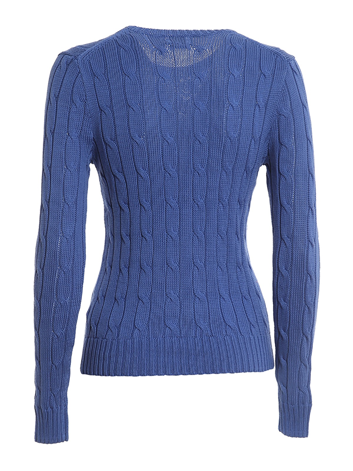 polo cable knit sweater women's