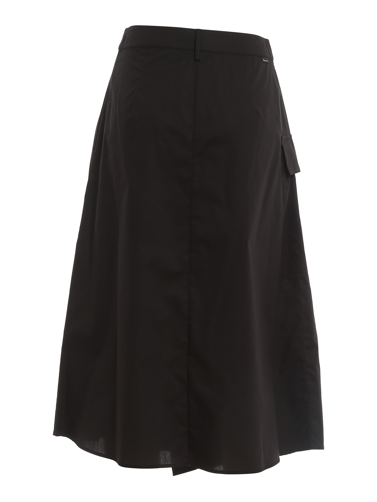 Knee length skirts & Midi Woolrich - Poplin wrap skirt ...