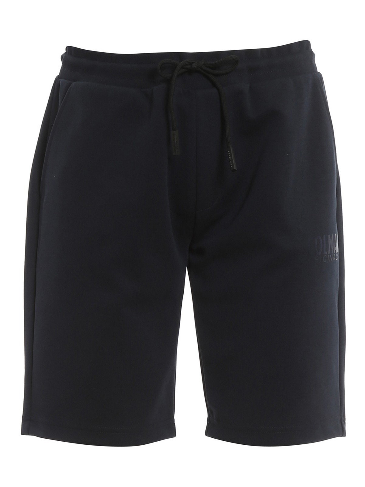 Logo print short track pants 