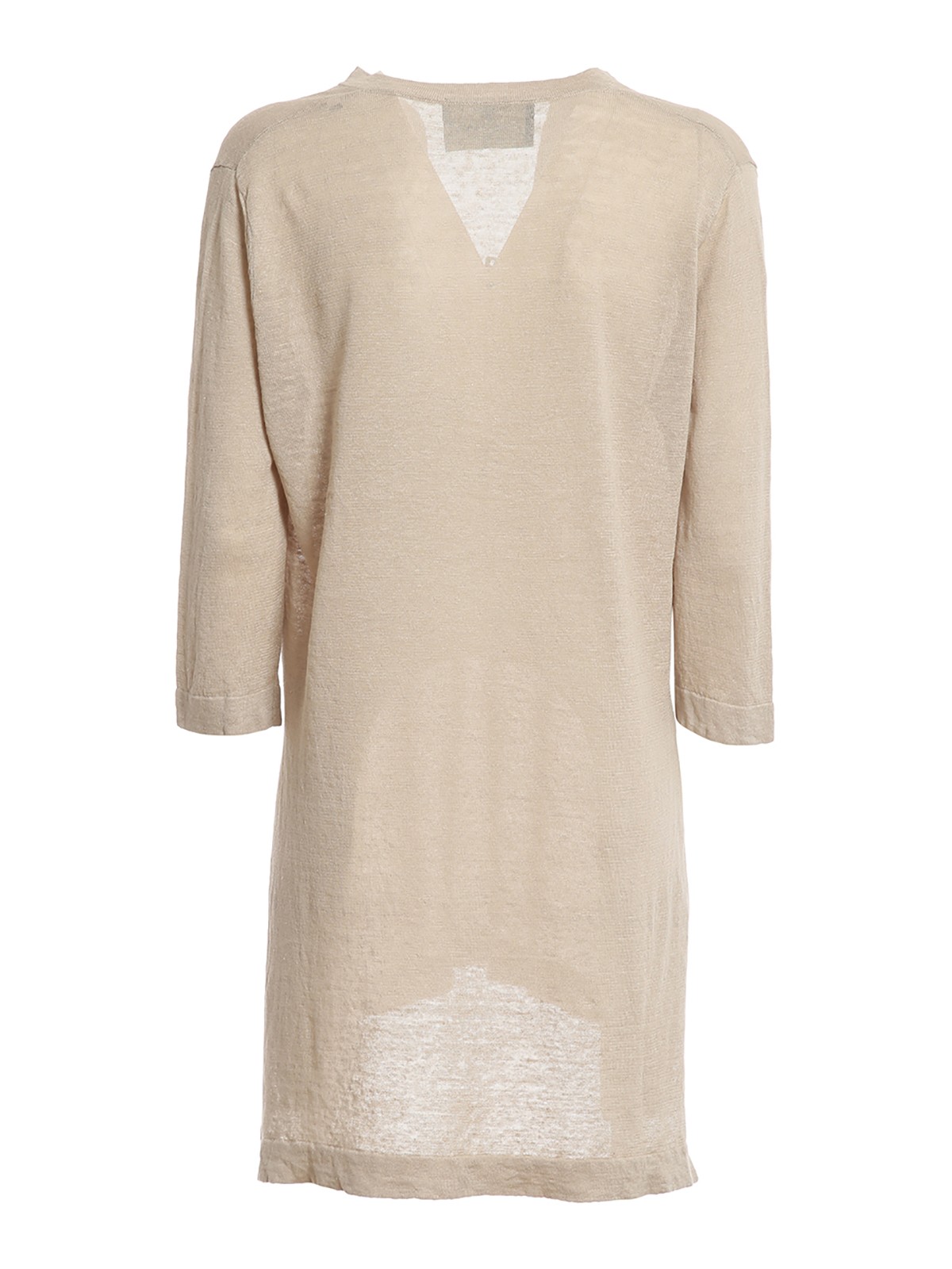 V necks Paolo Fiorillo - Linen top - 45512800016 | Shop online at iKRIX