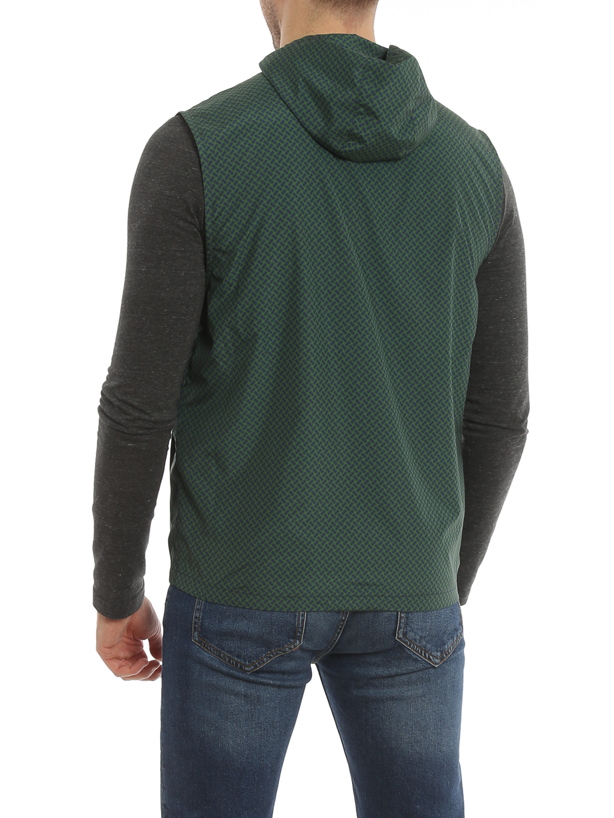 patterned windbreaker