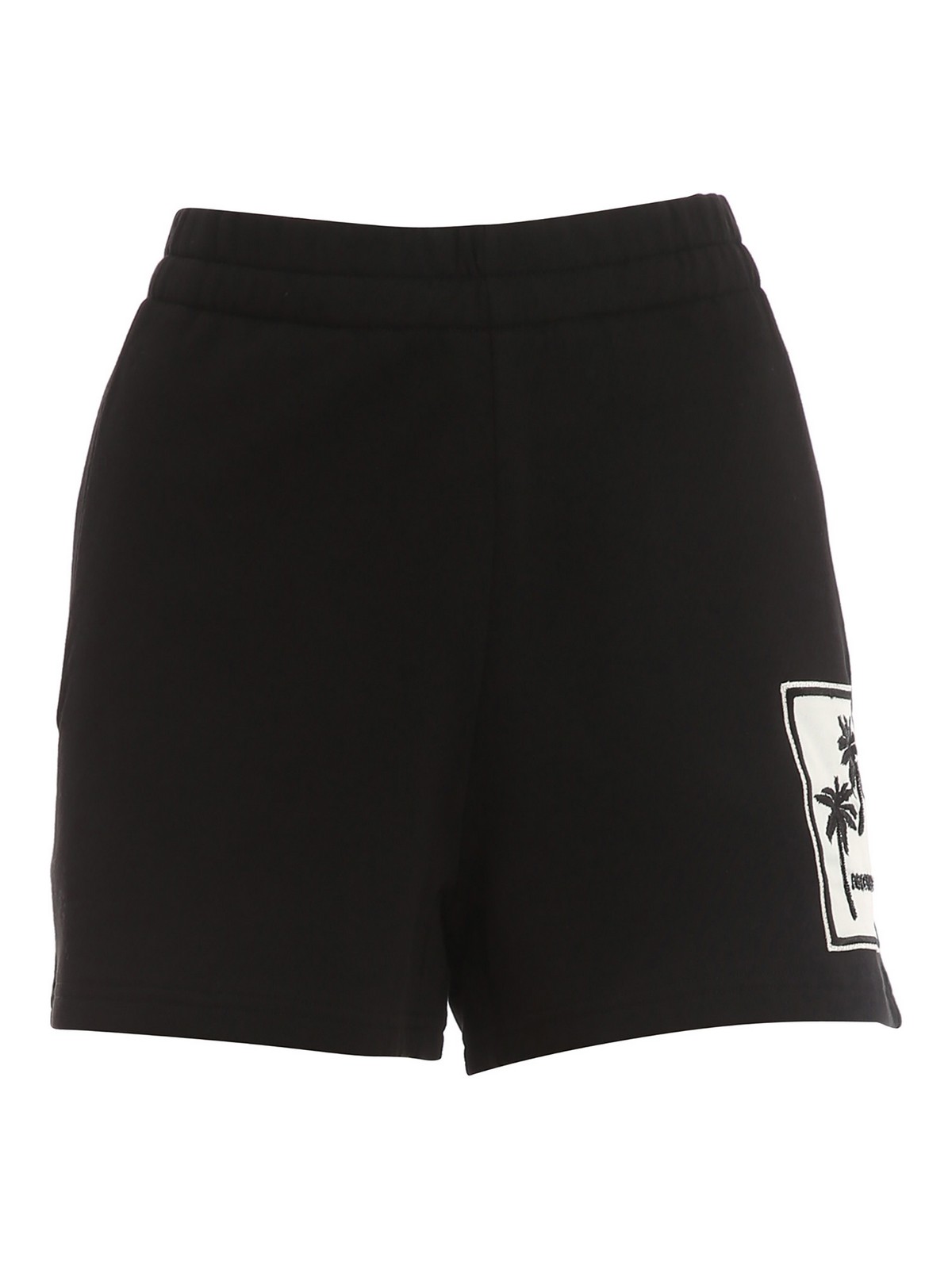Trousers Shorts Moncler - Logo patch shorts - 8H00024899M1999 | iKRIX.com