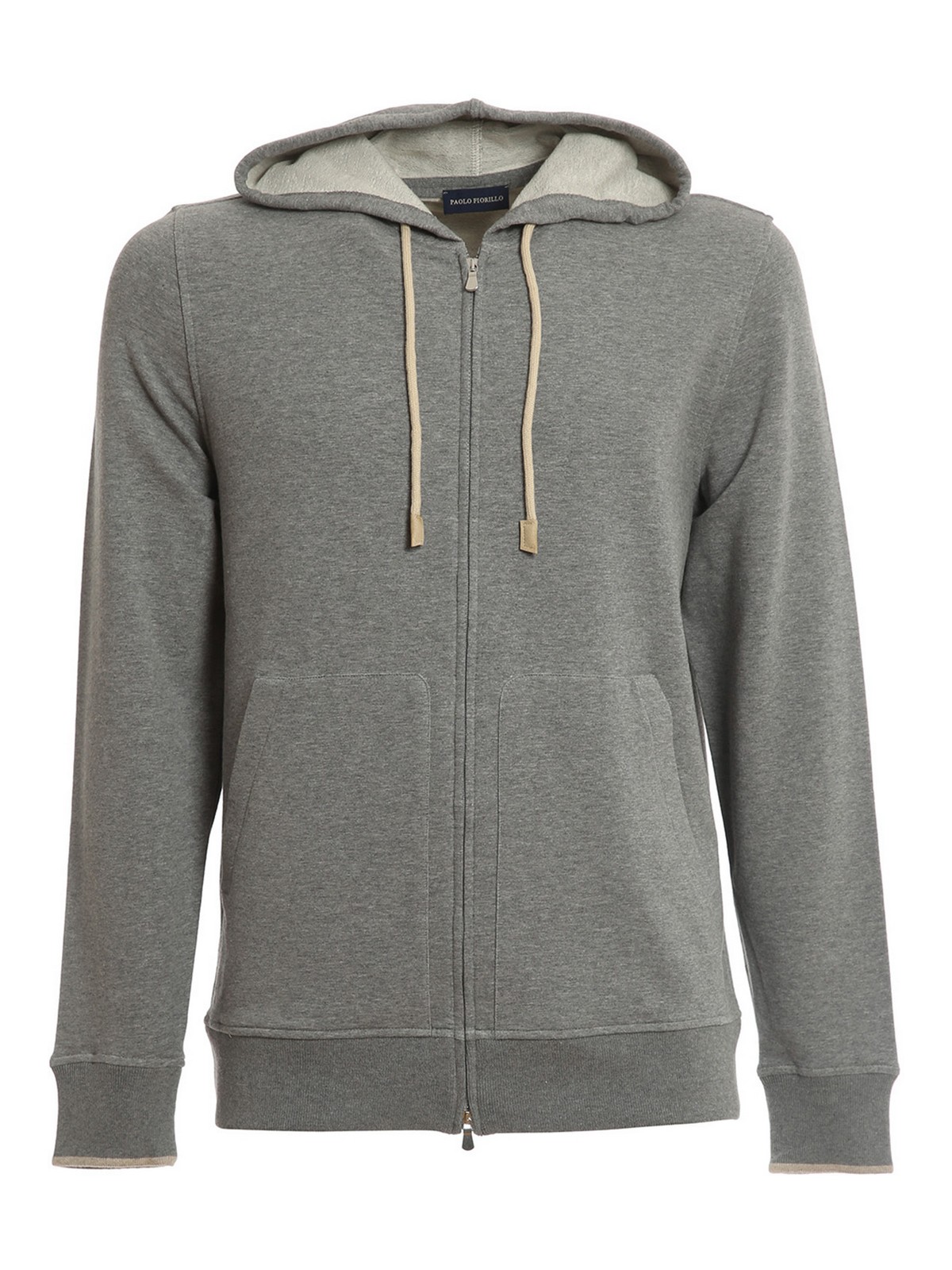 Paolo Fiorillo - Cotton zip up hoodie 