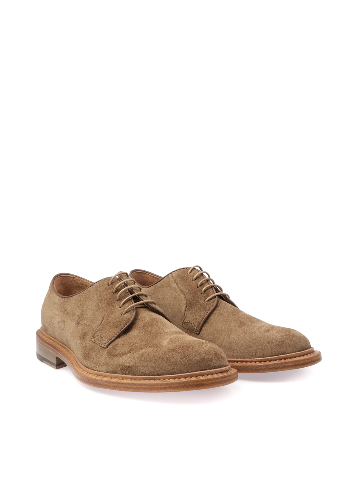 Laceups shoes Neil Barrett Suede laceup shoes 192U050TABACCO