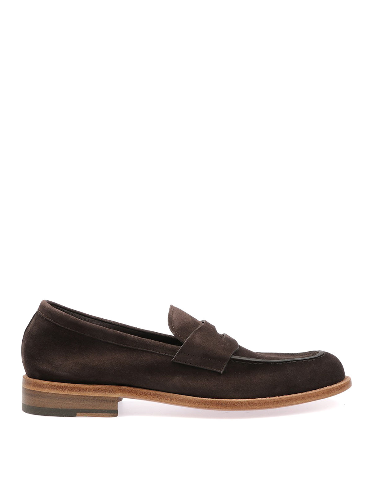 Loafers & Slippers Neil Barrett - Suede penny loafers - 221U013CIOCCOLATO