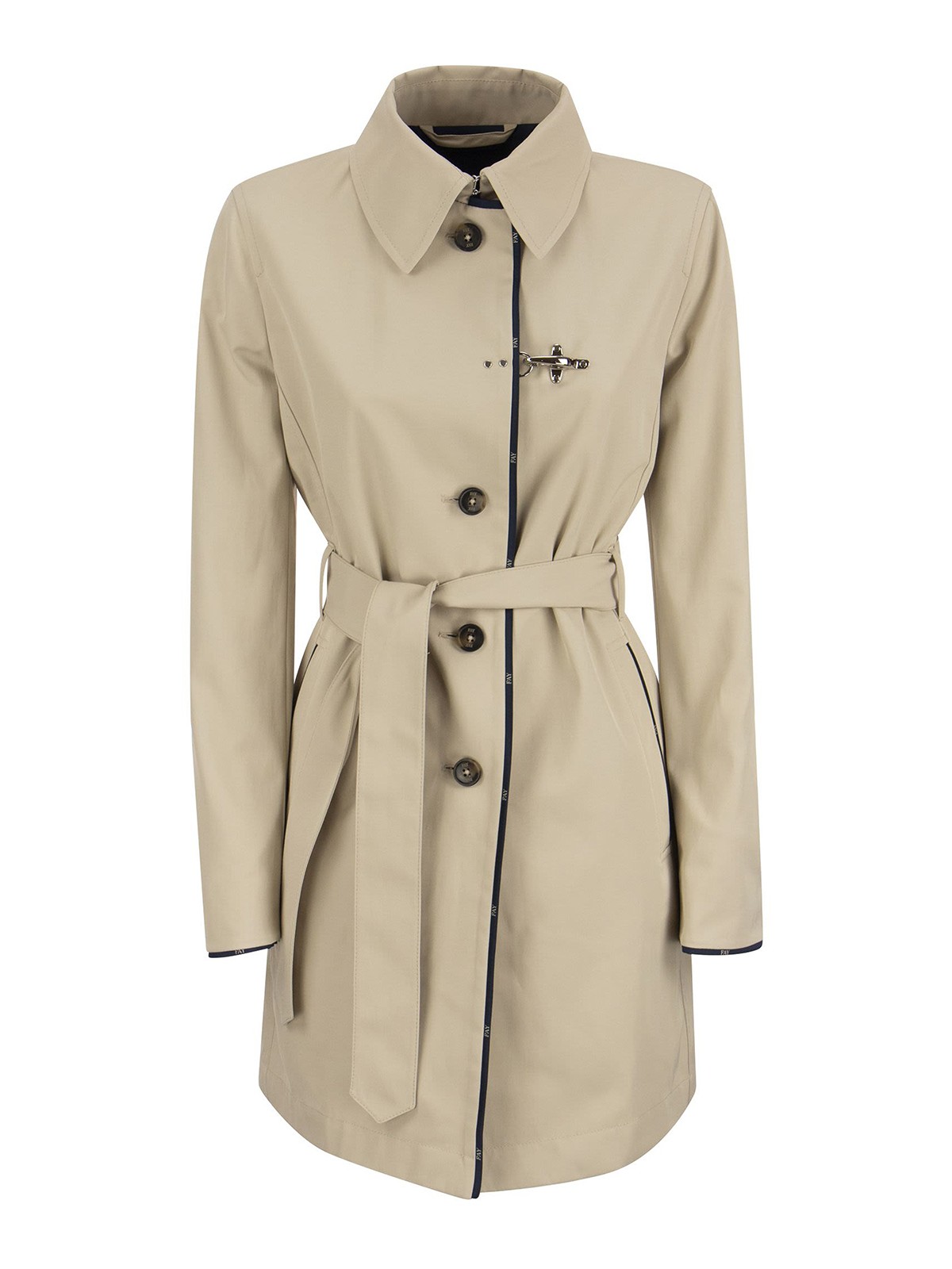 Trench coats Fay - Water repellent trench coat - NAW61443110UBMC205