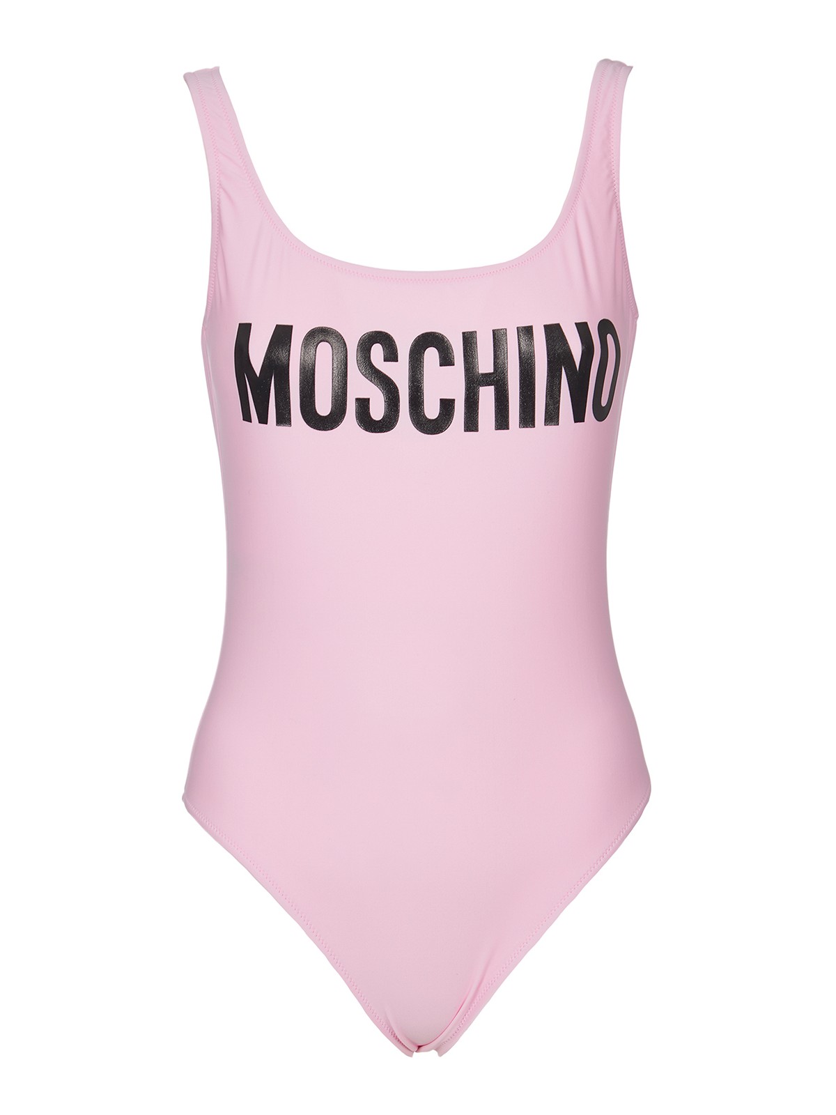 One-piece Moschino - Logo print one-piece swimsuit - 420104791224
