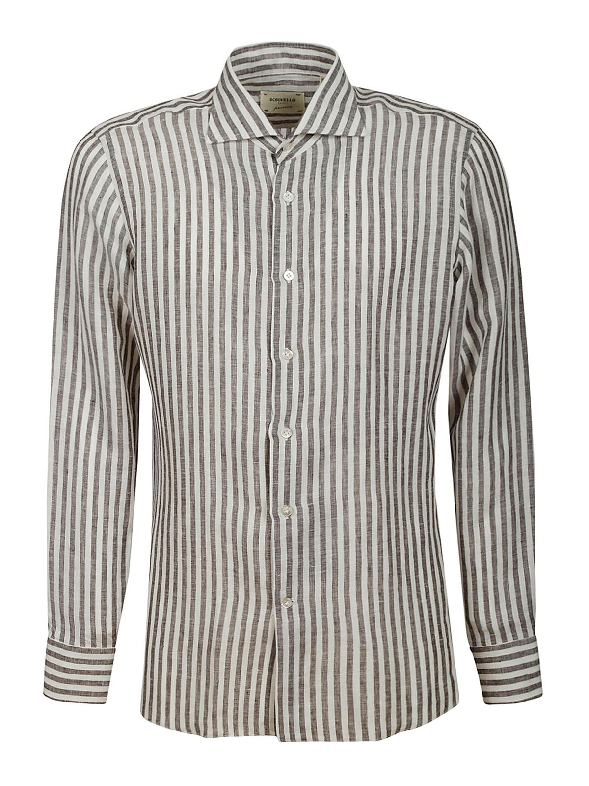 Shirts Borriello Napoli - Linen shirt - 140345 | Shop online at iKRIX
