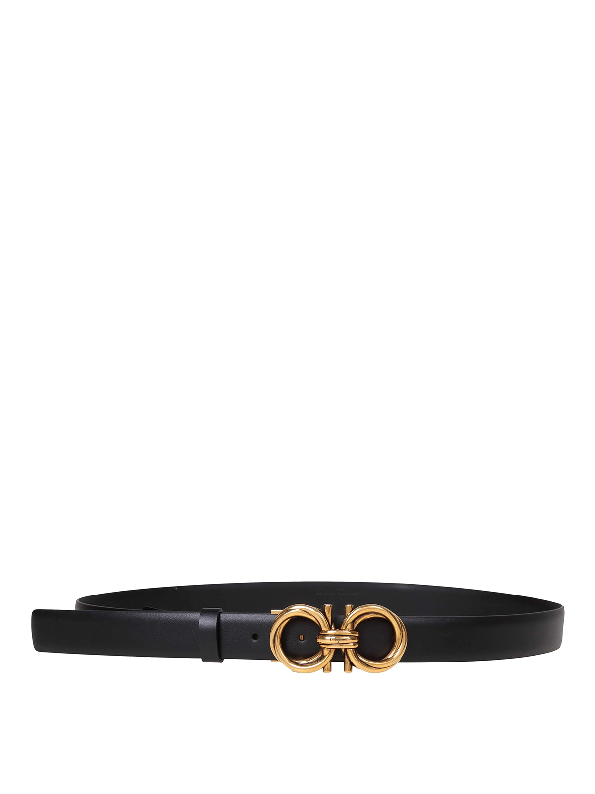 Belts Salvatore Ferragamo - Belt in black calfskin - 230118 | iKRIX.com