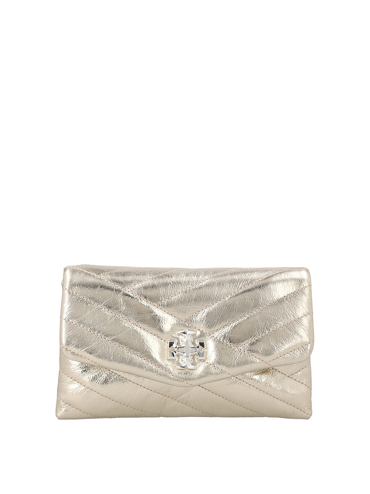 Wallets & purses Tory Burch - Kira chevron metallic wallet - 135662700