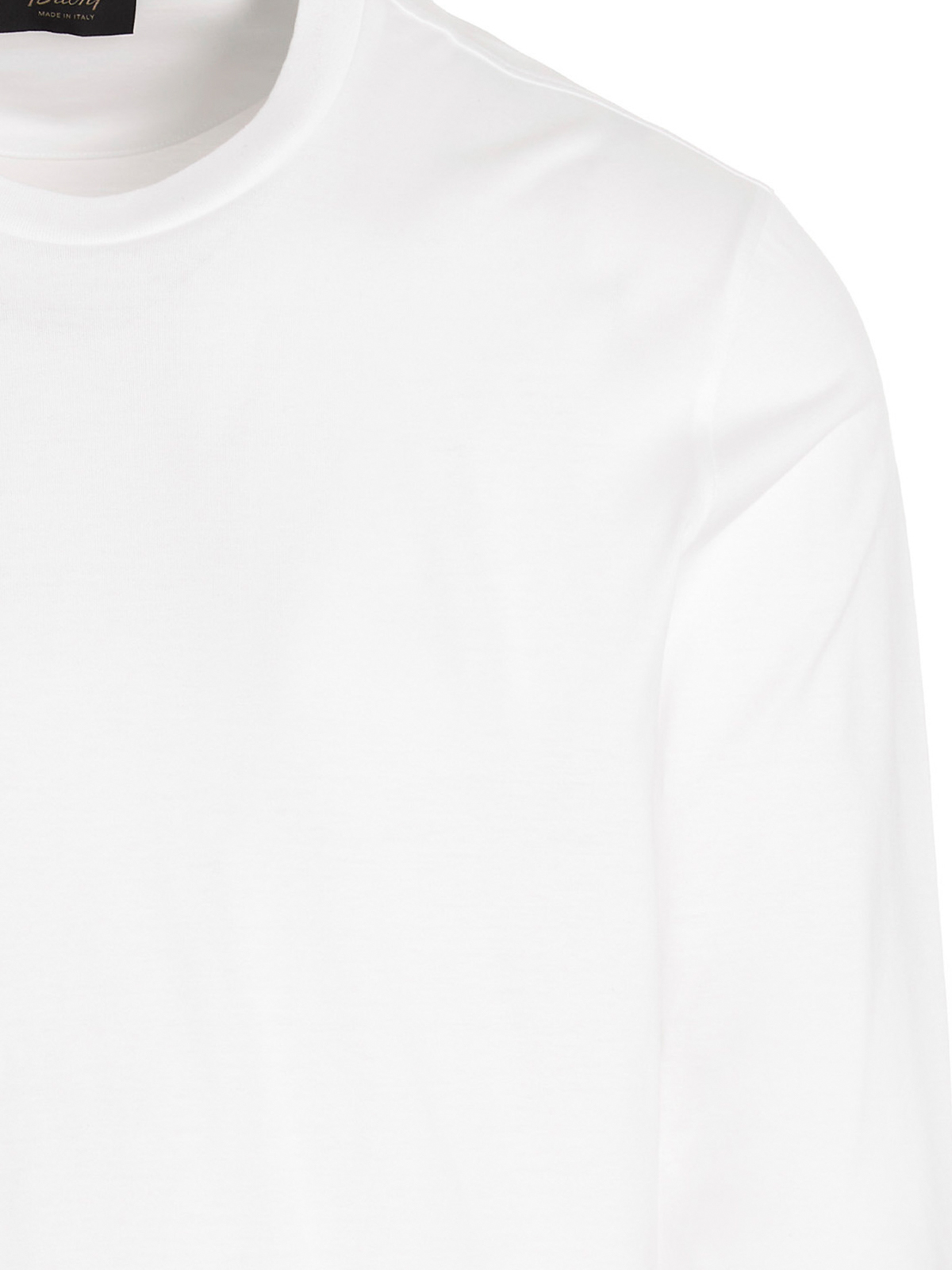 T-shirts Brioni - Logo embroidery t-shirt - UJFN0LP16139000 | iKRIX.com