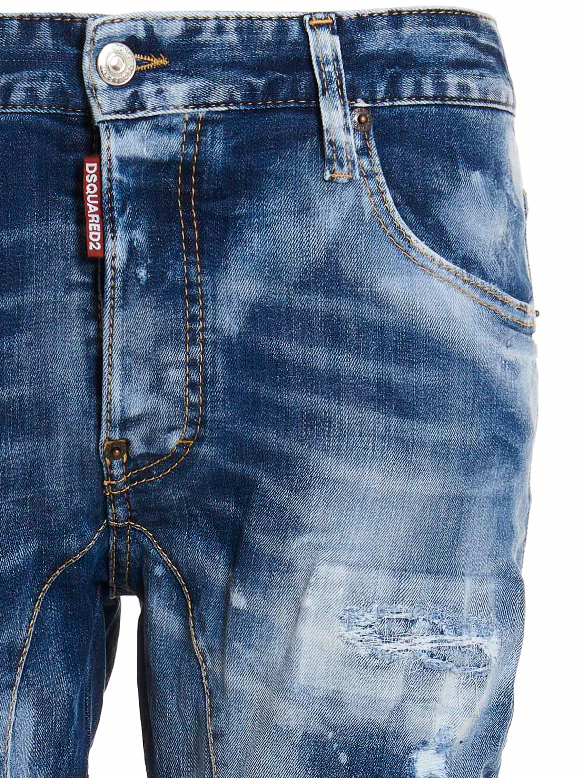 値下げ　DSQUARED 2 Tidy biker jean ベージュ　44丈フルレングス